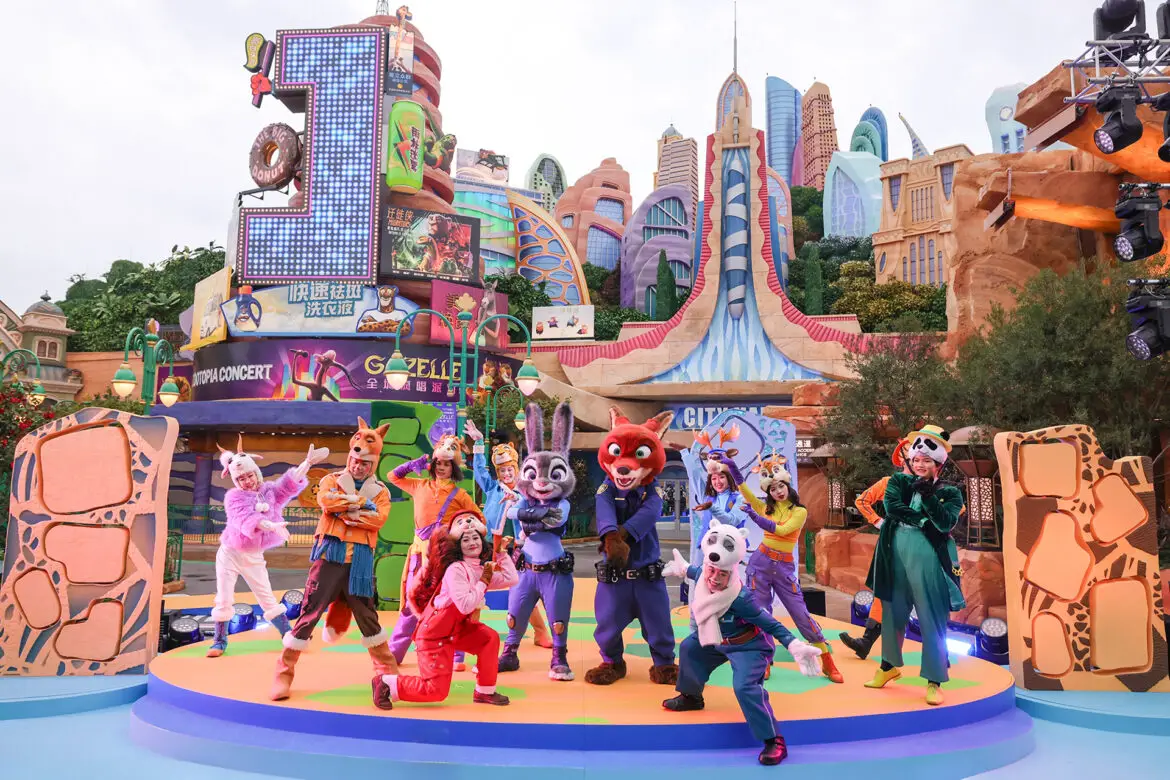 Zootopia at Shanghai Disneyland Officially Opens TODAY!