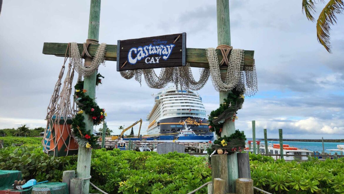 Disney’s Castaway Cay is Decorated for the Holidays