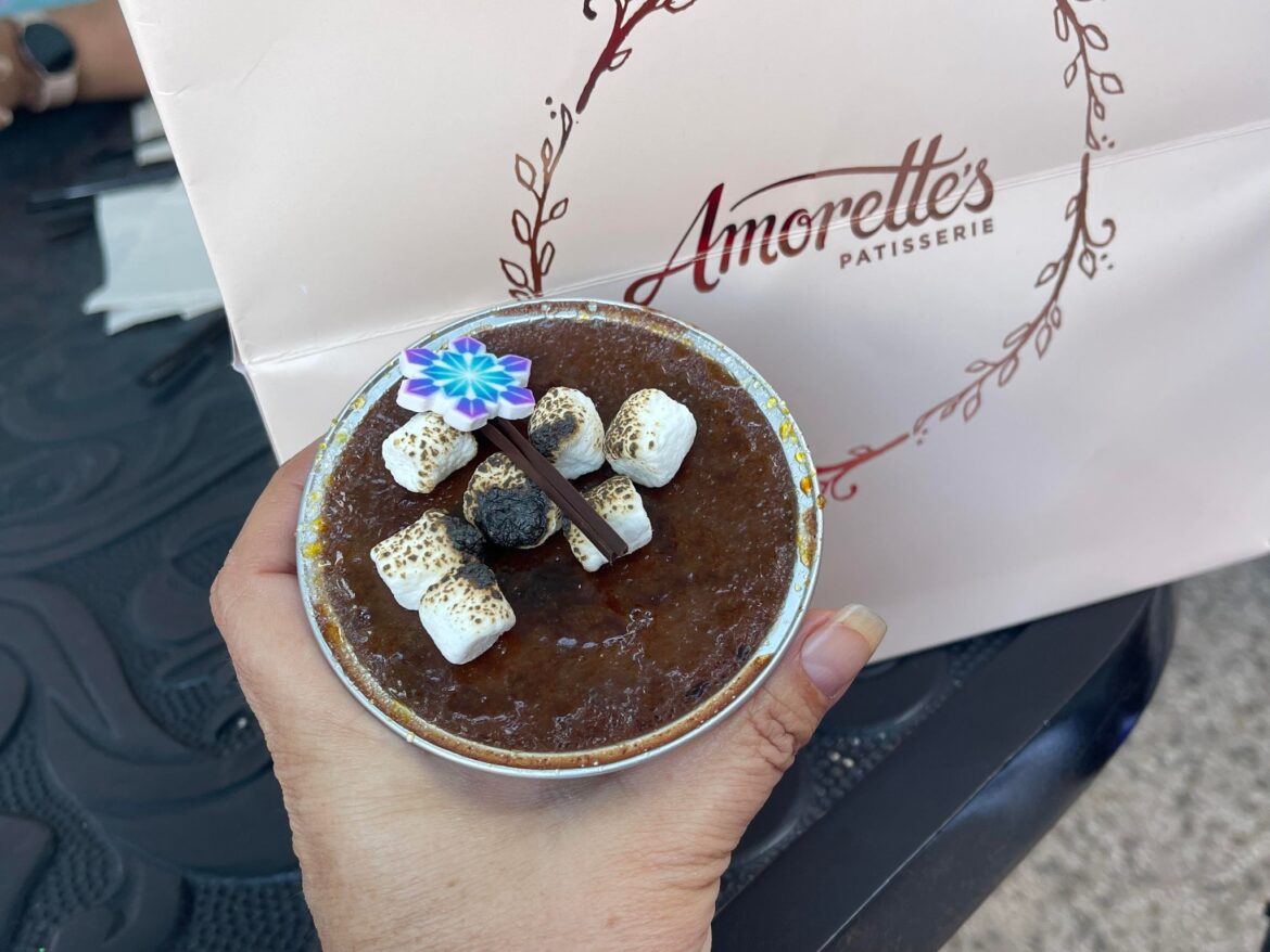 For a sweet treat try the Hot Cocoa Creme Brûlée from Amorette’s