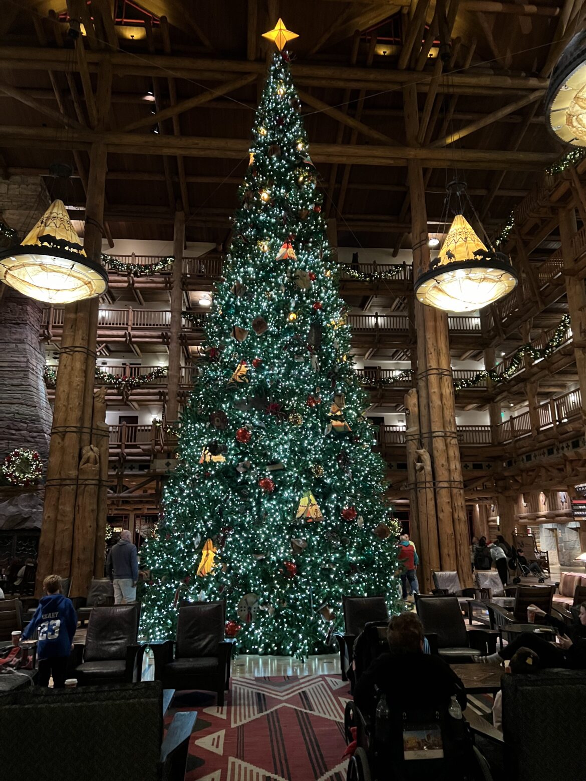 Disney’s Wilderness Lodge Unveils Gigantic Christmas Tree