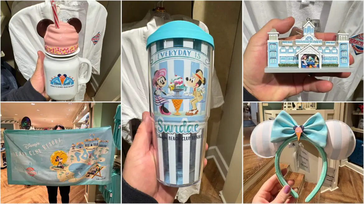 Disney Beach Club Merch Collection Spotted At Disney World!