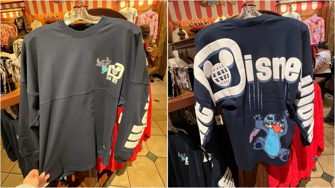New Stitch Spirit Jersey Available Now At Magic Kingdom!
