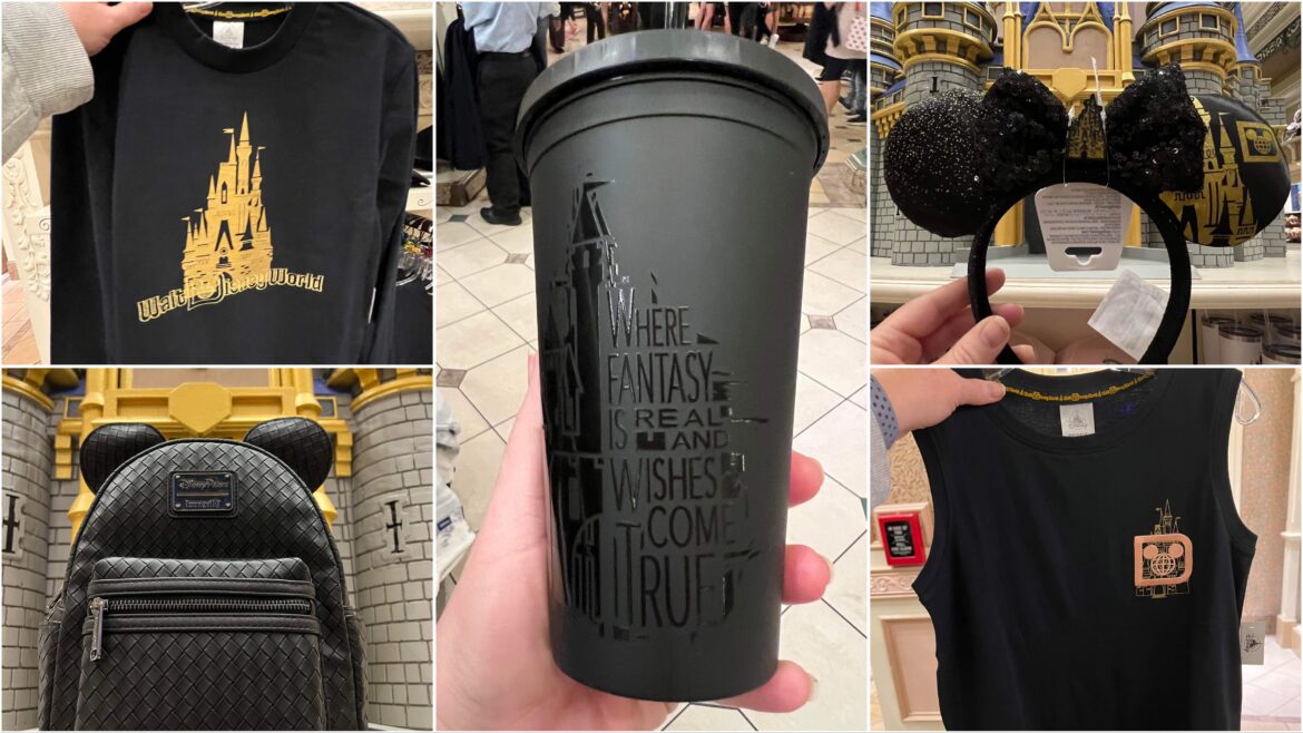 Cinderella Castle Black And Gold Collection Spotted At Magic Kingdom!