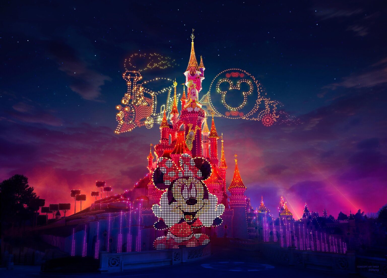 Disneyland Paris Debuts AllNew "Disney Electrical Sky Parade" Chip