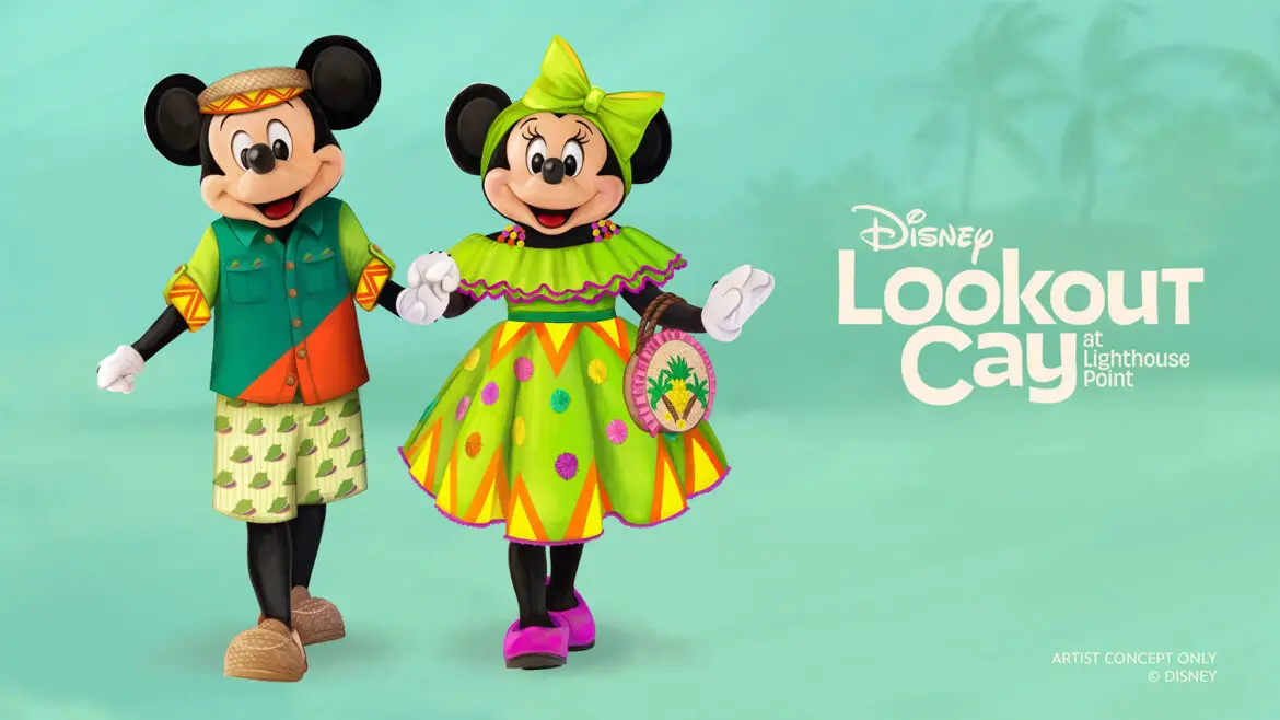 First Look at Mickey and Minnie Mouse Bahamian-Inspired Outfits for Disney Cruise Line