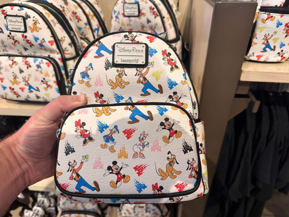 New Mickey And Friends Loungefly Backpack Spotted At Disney Springs!