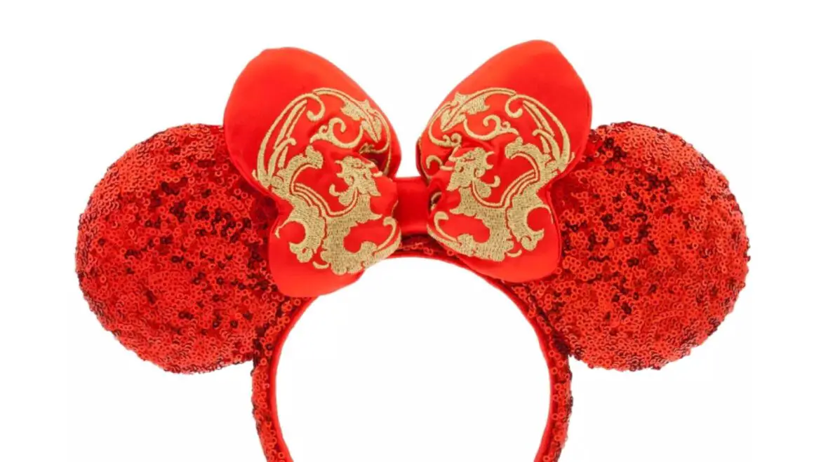 New Lunar New Year 2024 Minnie Ears To Celebrate The Year Of The Dragon!