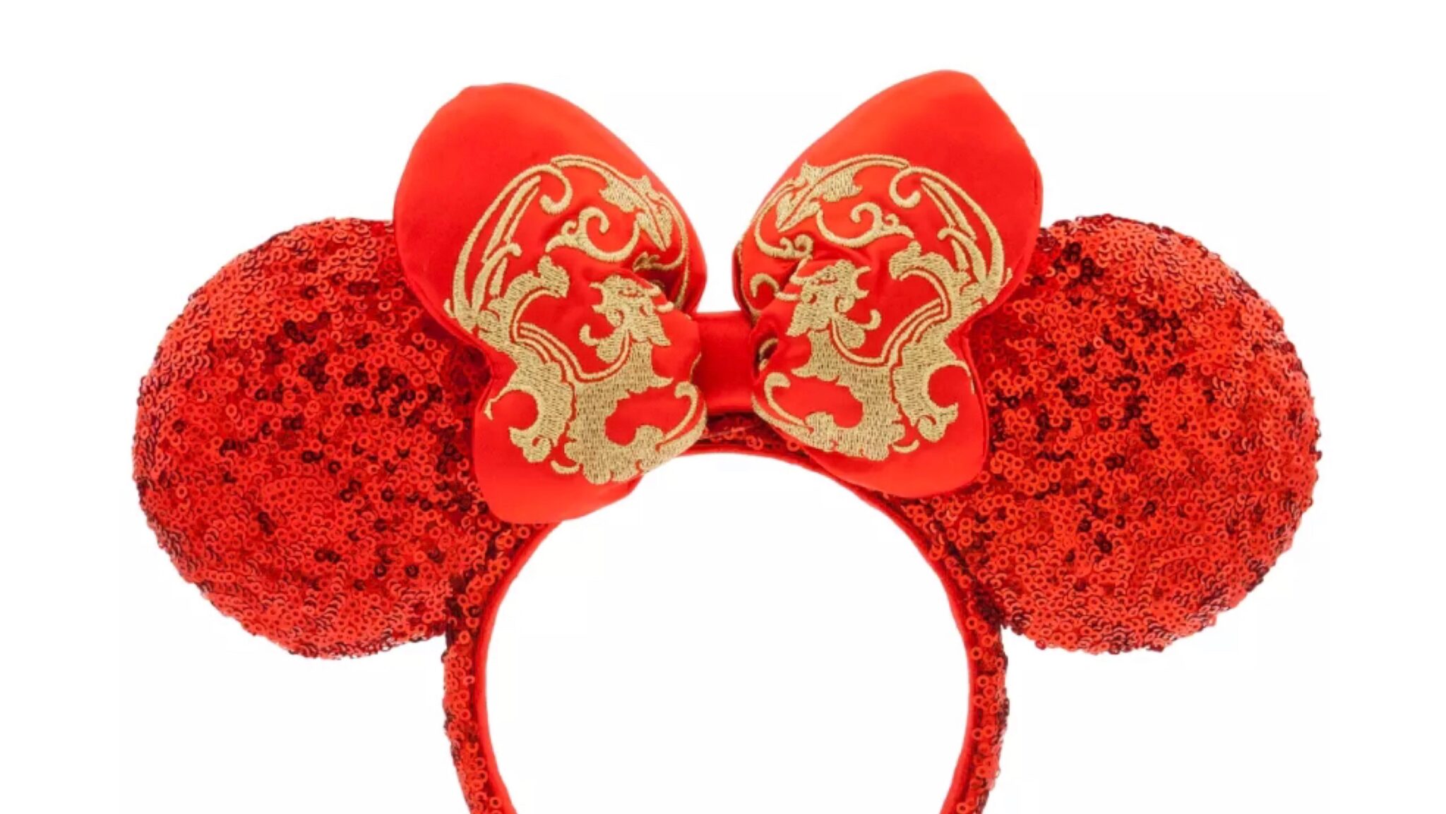New Lunar New Year 2024 Minnie Ears To Celebrate The Year Of The Dragon