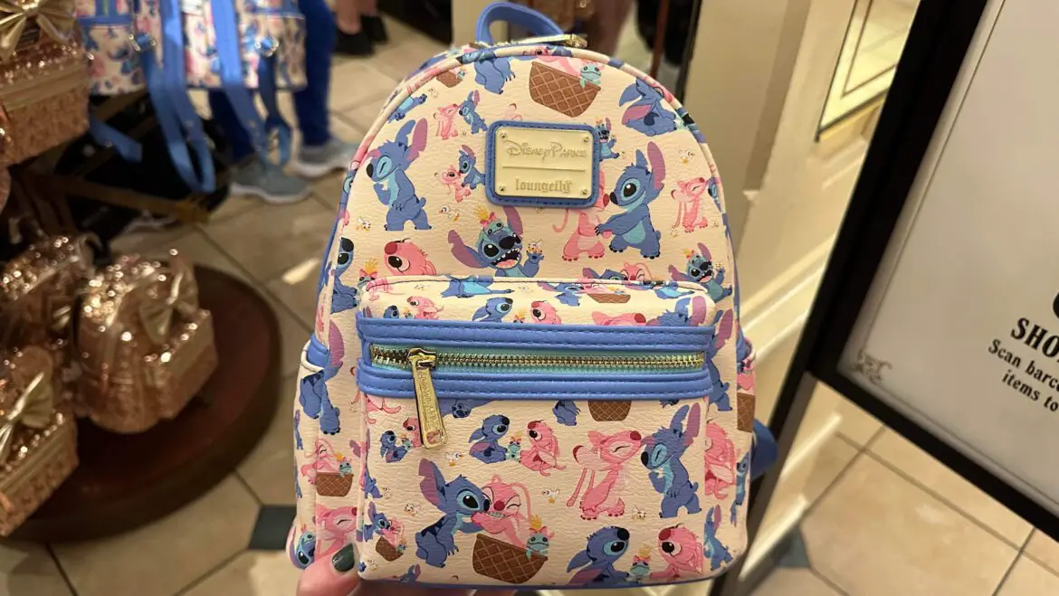 Stitch And Angel Loungefly Backpack Spotted At Walt Disney World!
