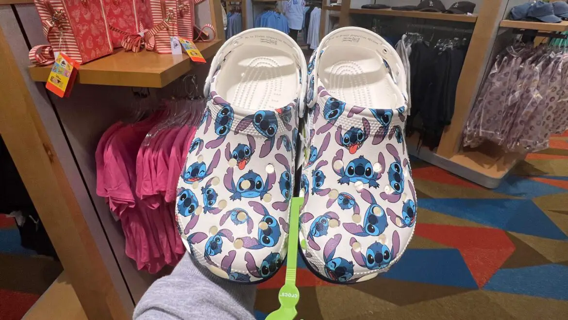 Stitch Crocs Spotted At Disney’s Contemporary Resort!