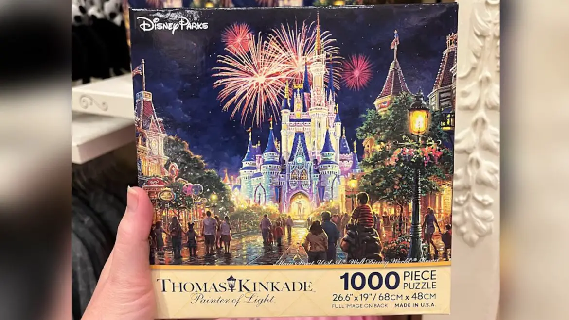 Walt Disney World Main Street USA Thomas Kinkade Puzzle Spotted At Magic Kingdom!