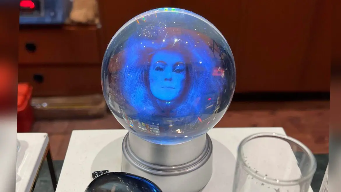 A Madame Leota 3D Crystal Ball Materialized At Magic Kingdom!