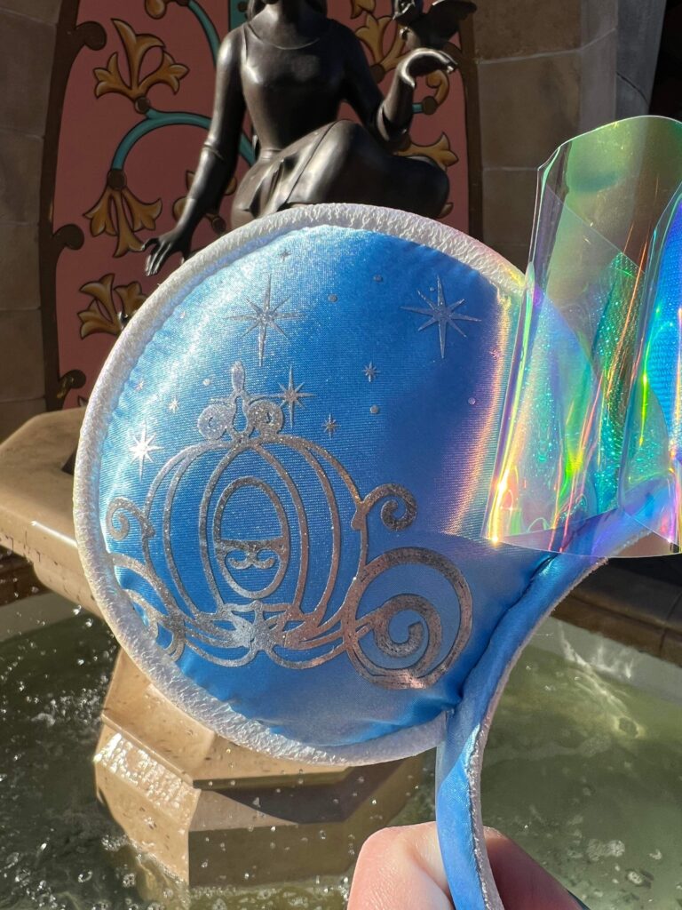 New Cinderella Ear Headband Spotted At Magic Kingdom! | Chip and Company