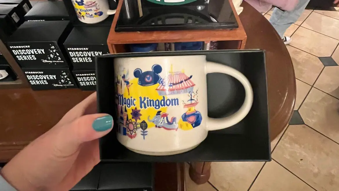 New Magic Kingdom Starbucks Mug Filled With Magic Available Now!