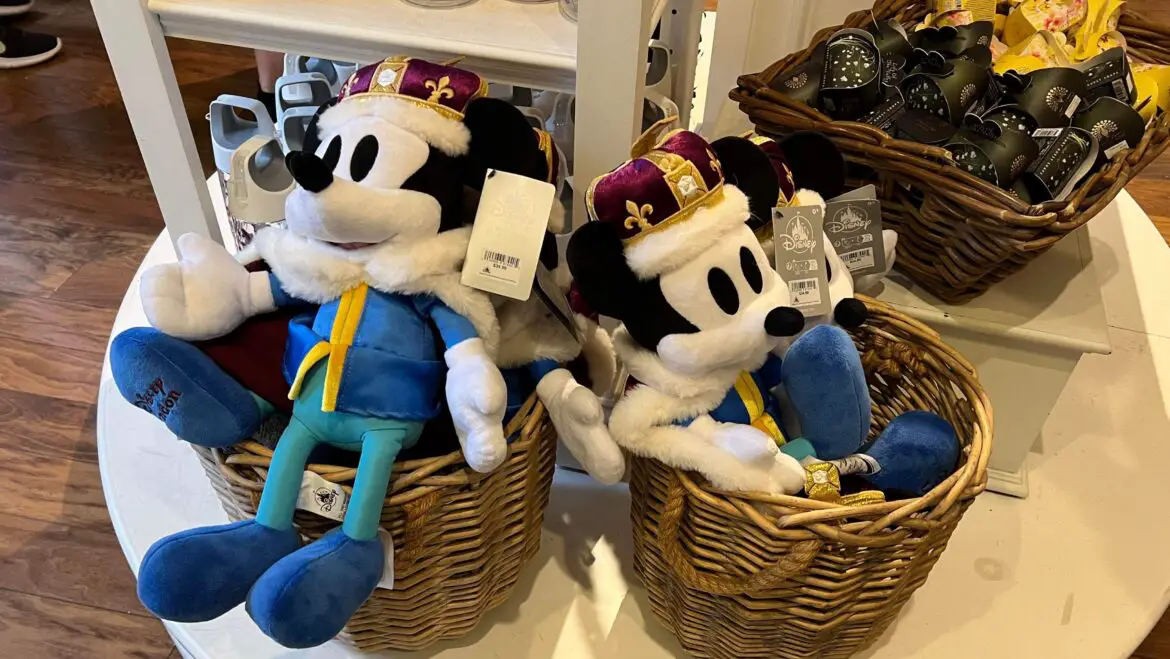 Very Regal King Mickey Mouse Plush Available At Epcot!