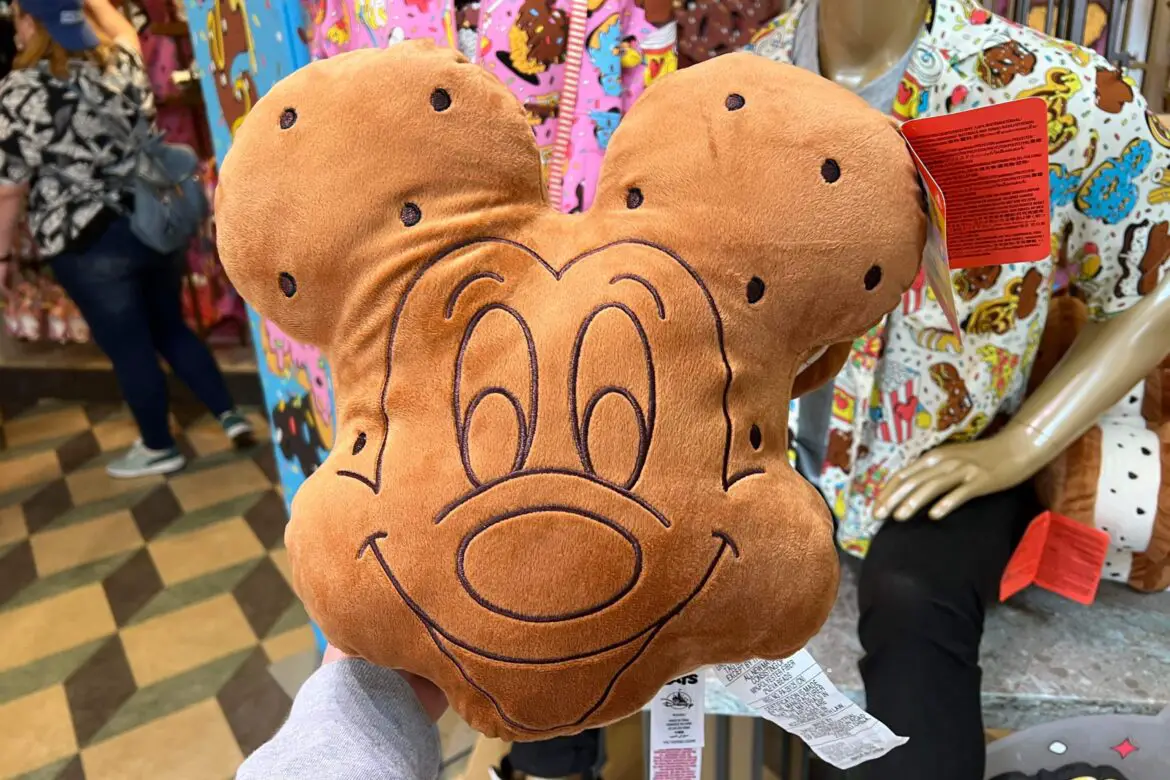 New Mickey Mouse Ice Cream Sandwich Scented Pillow Spotted At Hollywood Studios!