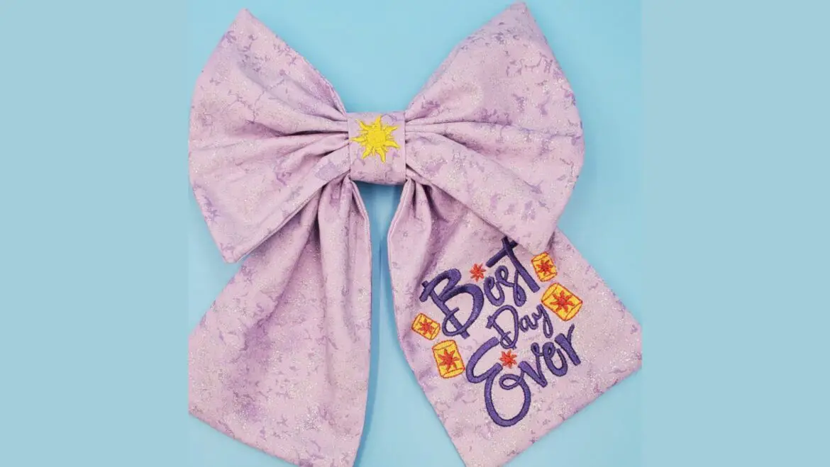 Beautiful Rapunzel Bow For A Magical Hairstyle!