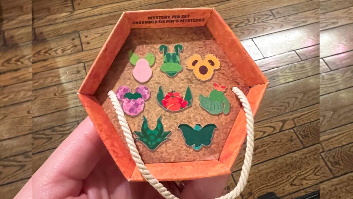 Disney Characters Inspired Plants Mystery Pin Set Available At Magic Kingdom!