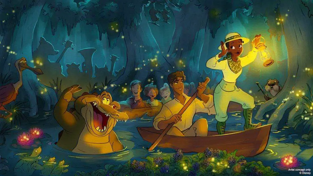 New Details Revealed for Tiana’s Bayou Adventure