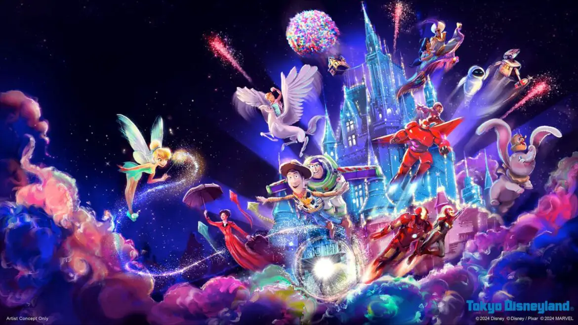 Disney Shares a Sneak Peek at the New Nighttime Spectacular Coming to Tokyo Disney Resort