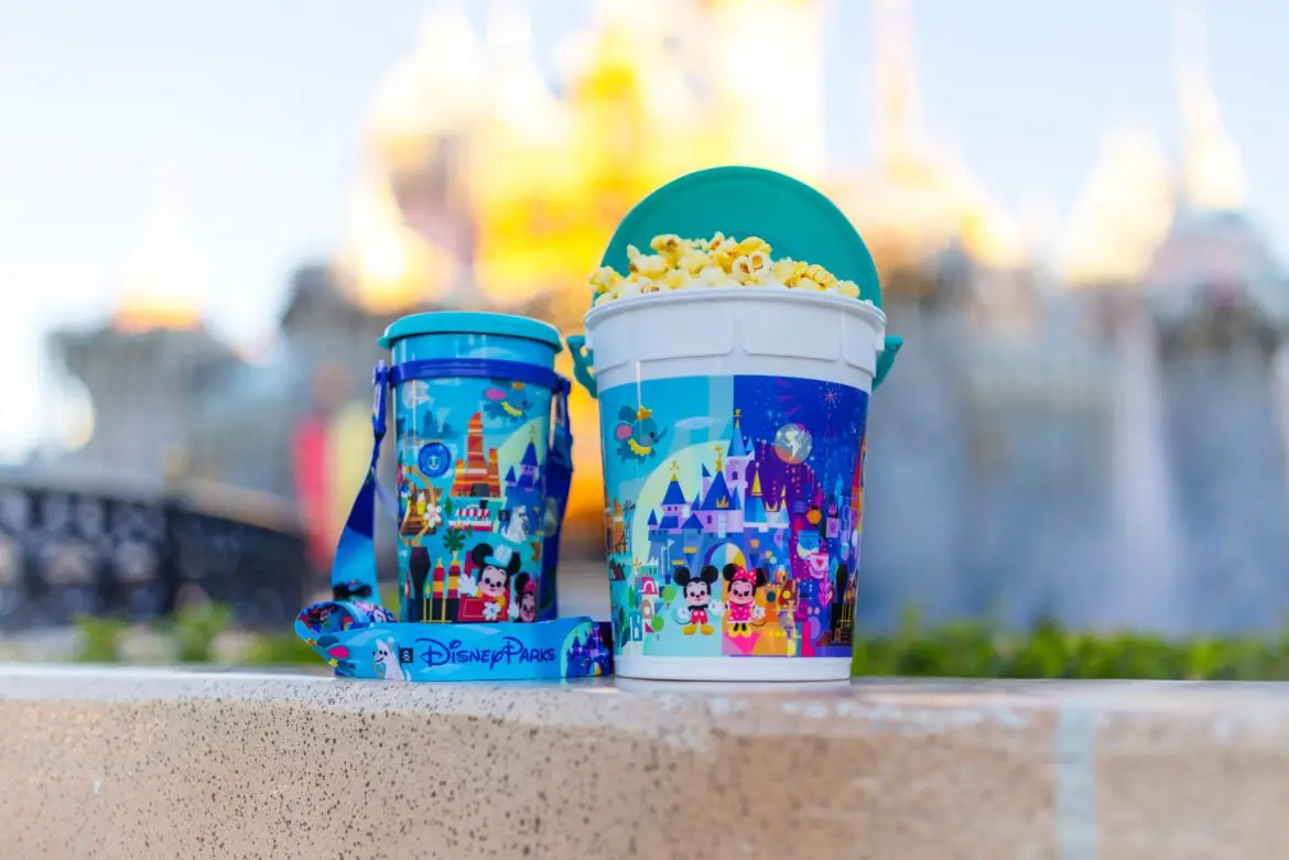 New Popcorn Bucket and Tumbler by Joey Chou Debut in Disneyland