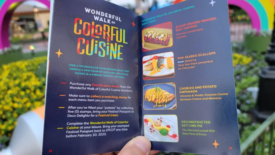 The Wonderful Walk of Colorful Cuisine Returns to EPCOT Festival of the Arts