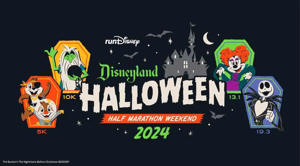 Race Themes Revealed for 2024 Disneyland Halloween Half Marathon Weekend