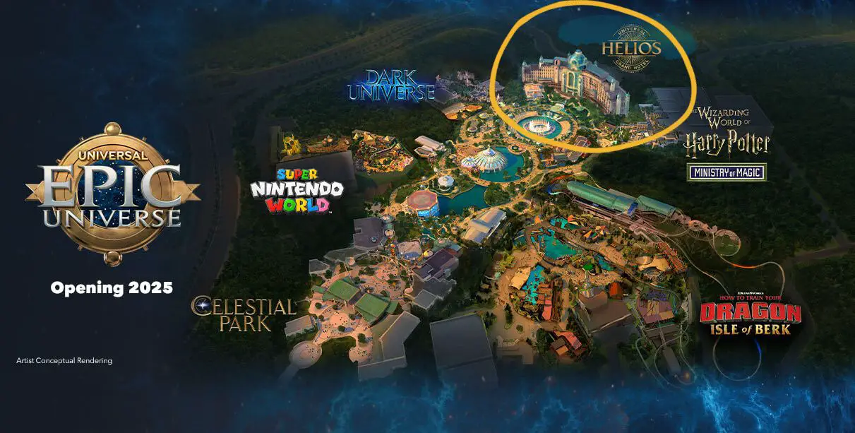 First Look at Universal Orlando's Helios Grand Hotel in Epic Universe ...