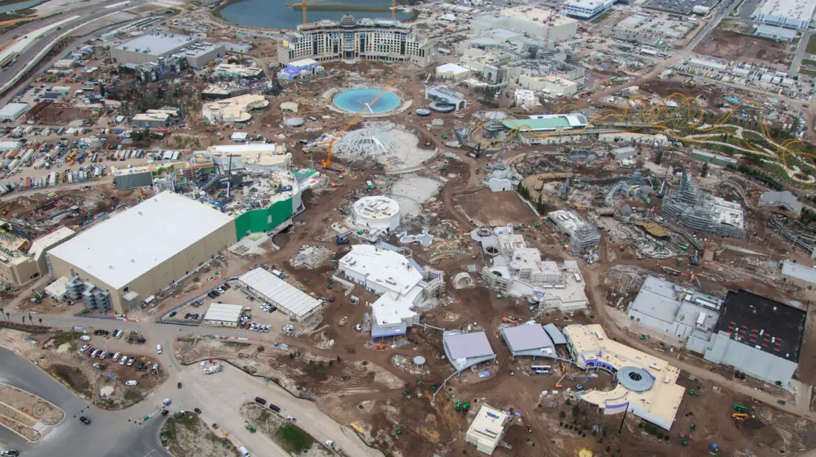 Aerial Look at the Progress being made on Epic Universe at Universal Orlando