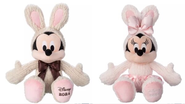 Mickey And Minnie Easter Bunny Plush