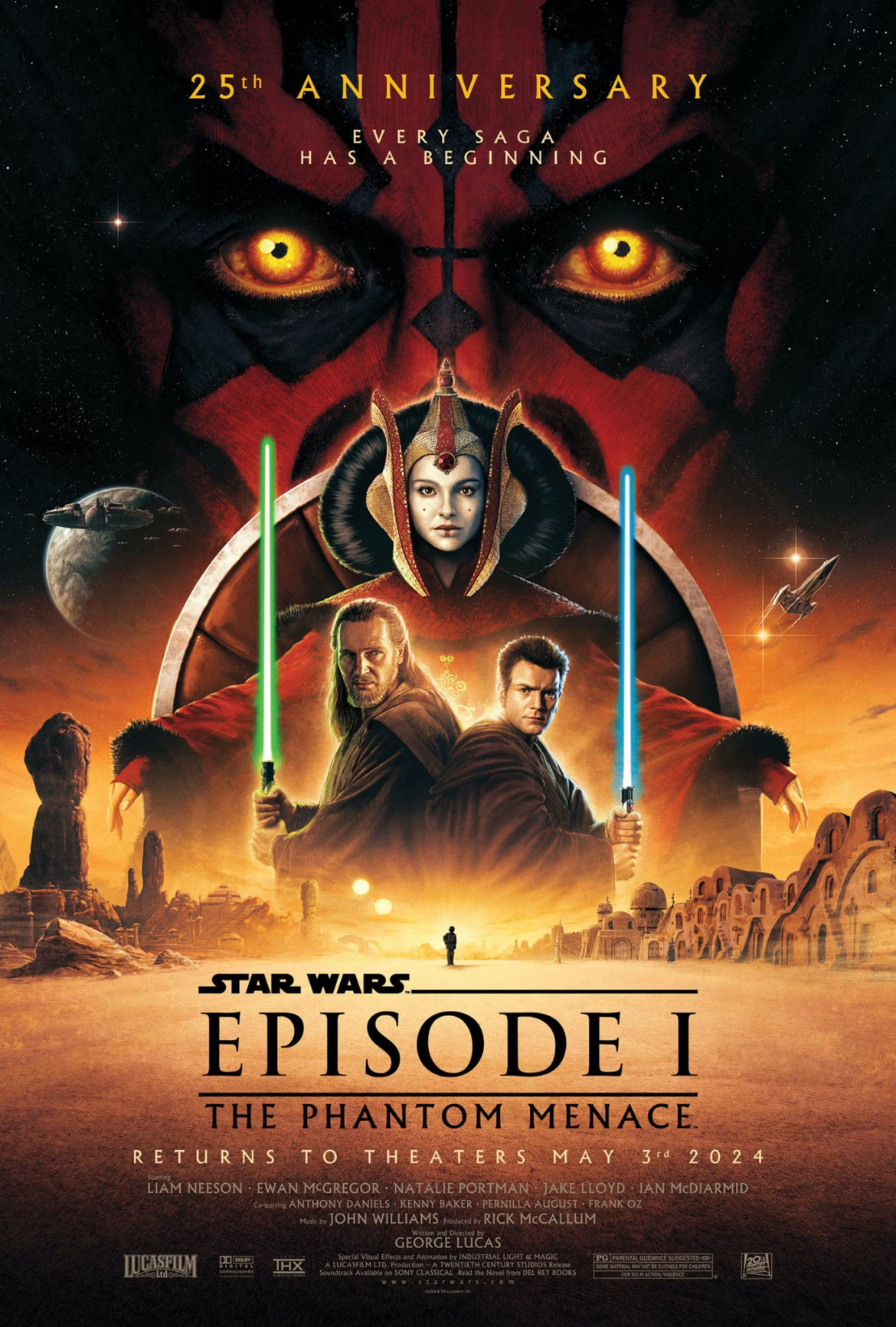 Star Wars: Episode I The Phantom Menace Returning to Theaters for 25th Anniversary