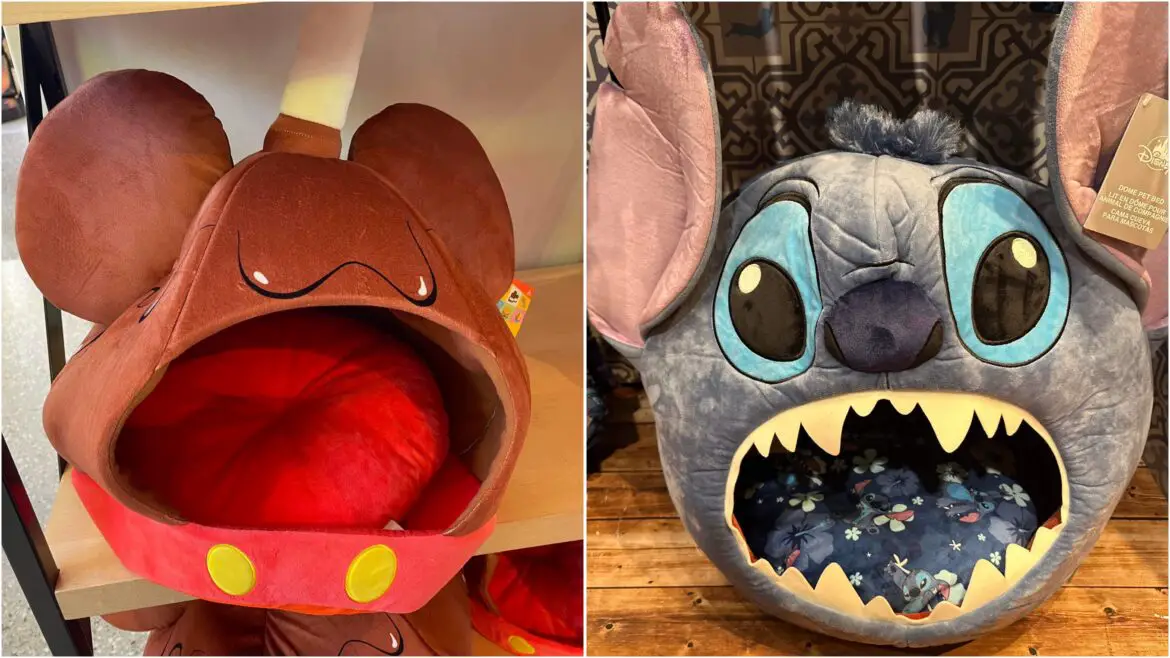 Adorable Stitch And Mickey Pet Beds For Your Furry Best Friend!