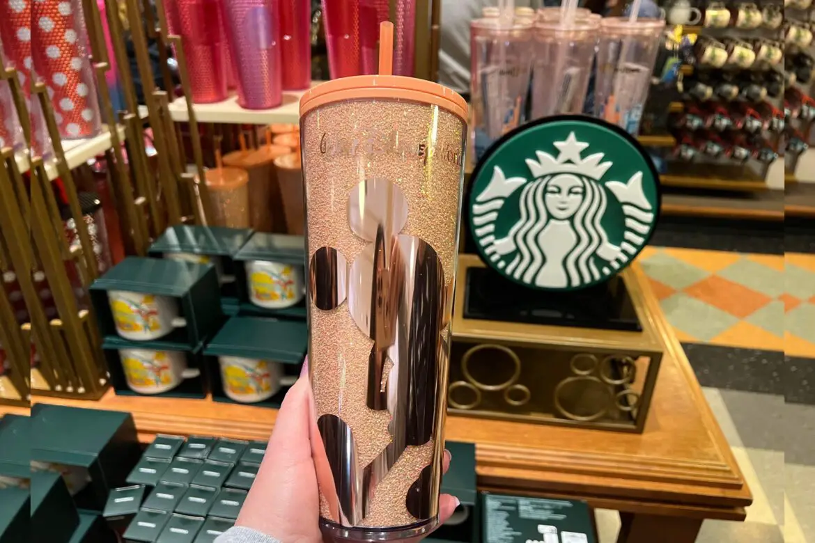 Peach Punch Mickey Mouse Starbucks Tumbler Available At Hollywood Studios!