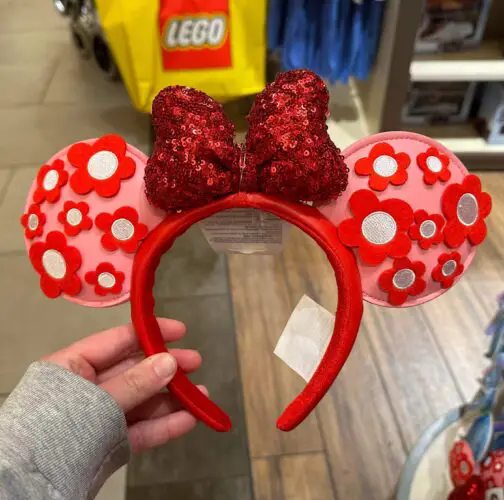 Minnie Mouse Floral Ear Headband