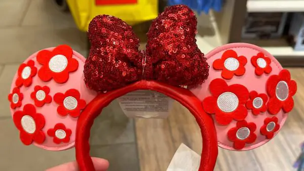 Minnie Mouse Floral Ear Headband