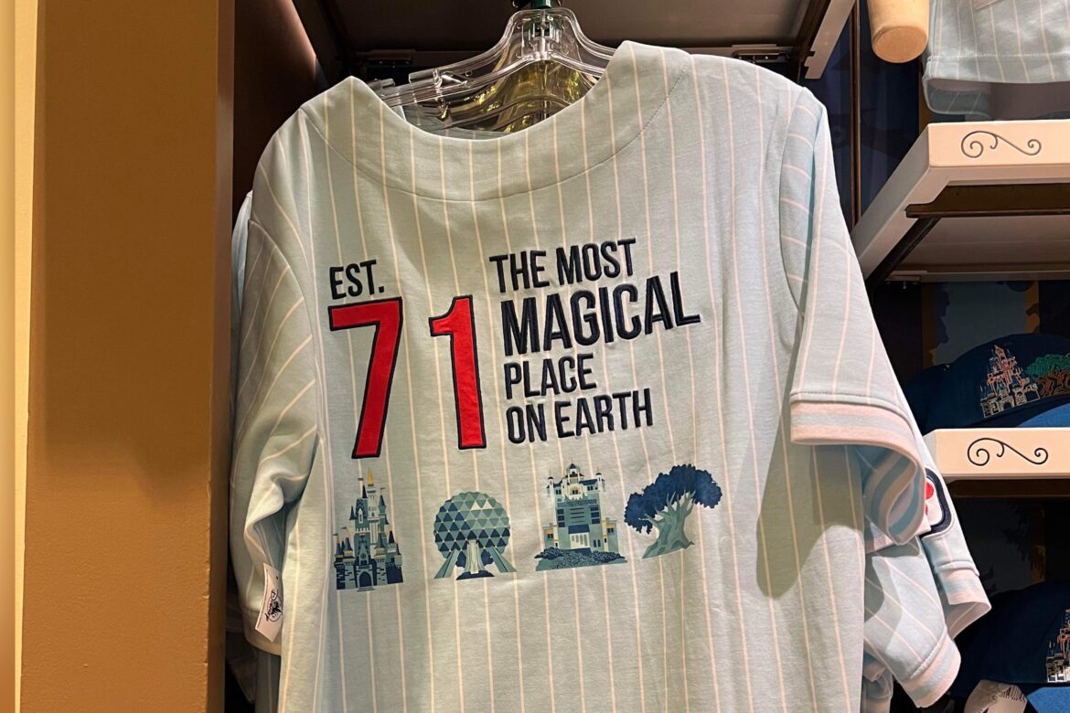 Walt Disney World Icons Baseball Jersey Spotted At Magic Kingdom!