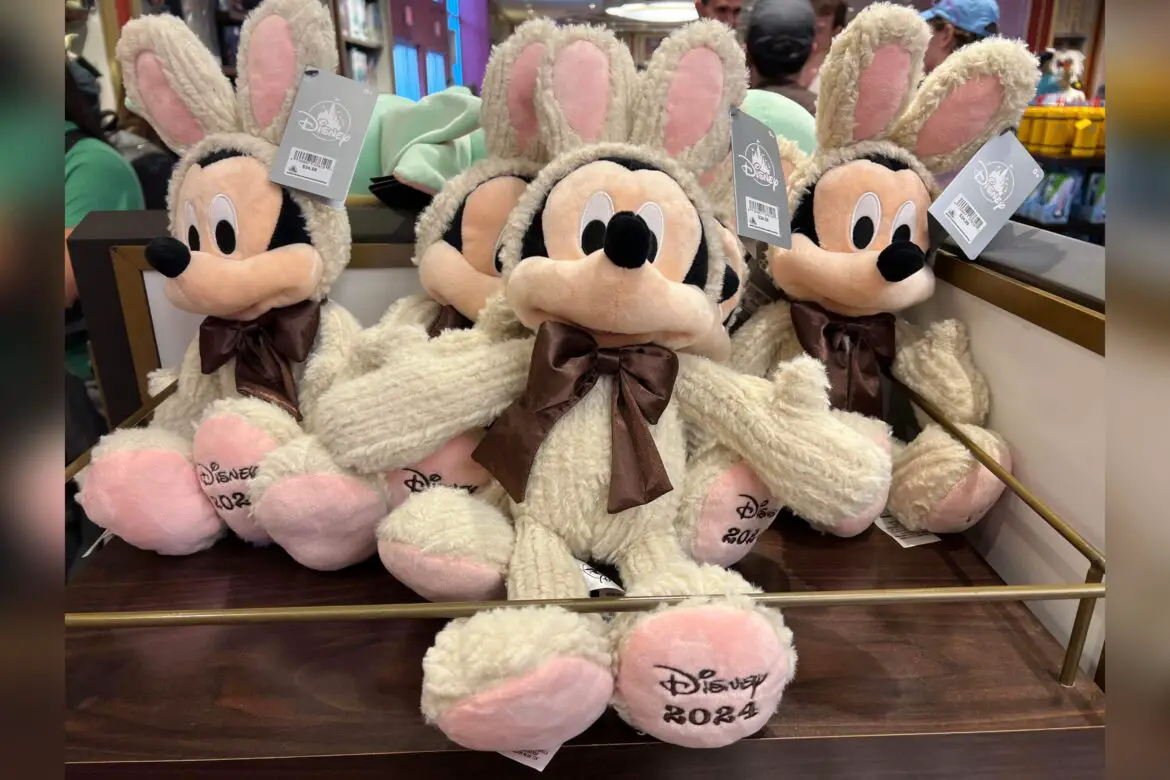 Hop Around With This Mickey Mouse Easter Bunny Plush By Your side!