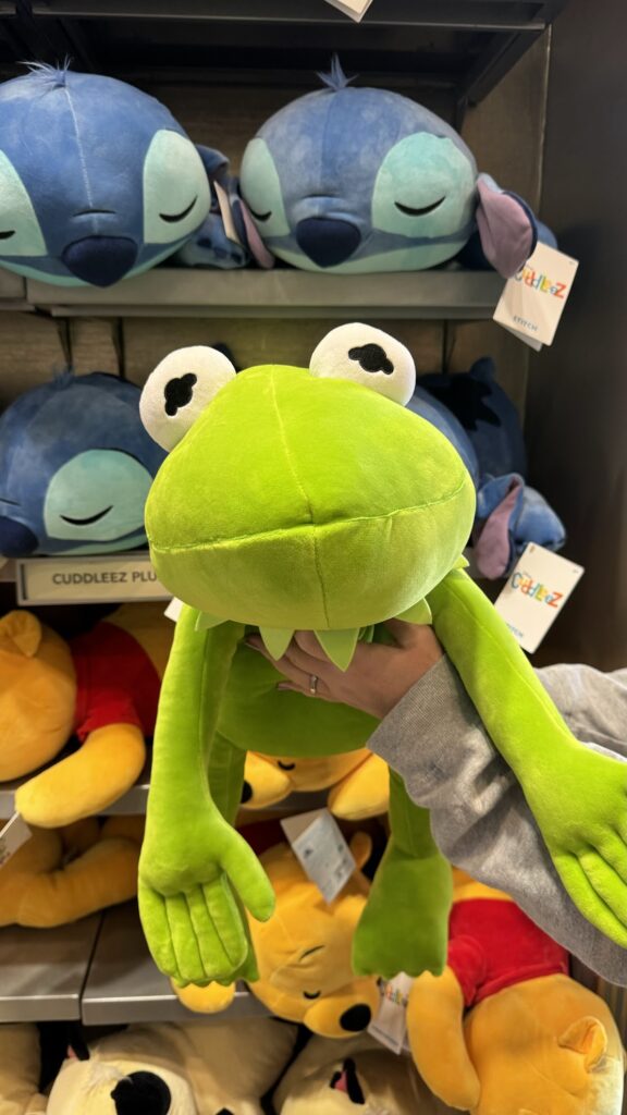 Kermit The Frog Cuddleez Plush Spotted At Hollywood Studios! | Chip and ...