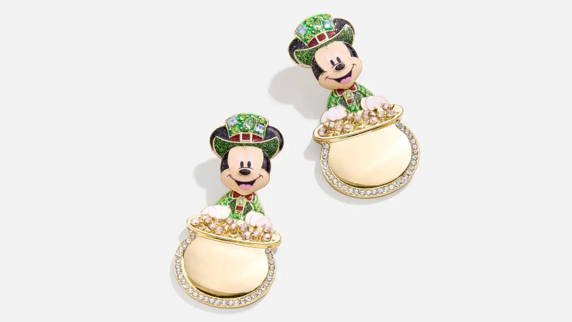 New Mickey Mouse Pot Of Gold Earrings By BaubleBar For This St. Patrick’s Day!