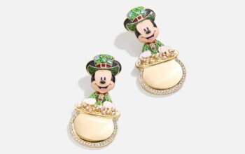 Mickey Mouse Pot Of Gold Earrings