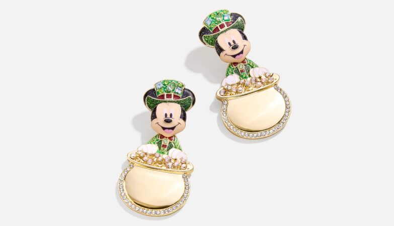 Mickey Mouse Pot Of Gold Earrings
