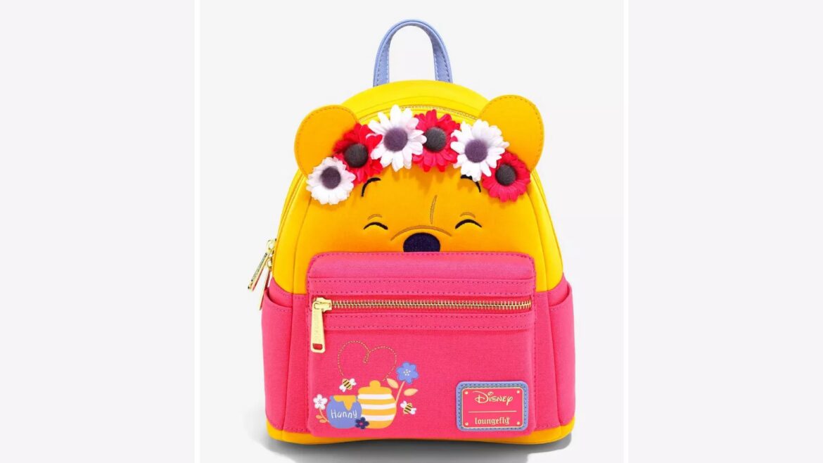 New Winnie The Pooh Flower Crown Loungefly Backpack Exclusively At BoxLunch Gifts!