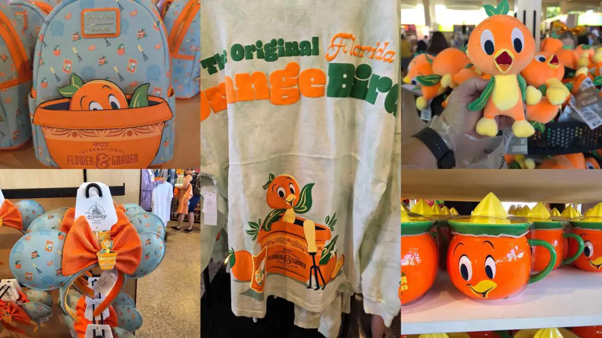 New Orange Bird Flower And Garden Festival Merchandise At Epcot!