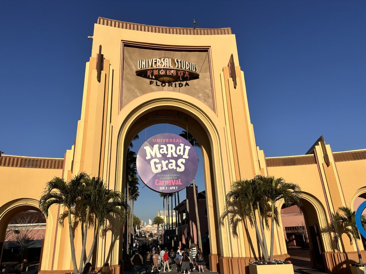 First look at the 2024 Mardi Gras Food Booth & Decorations from Universal Orlando