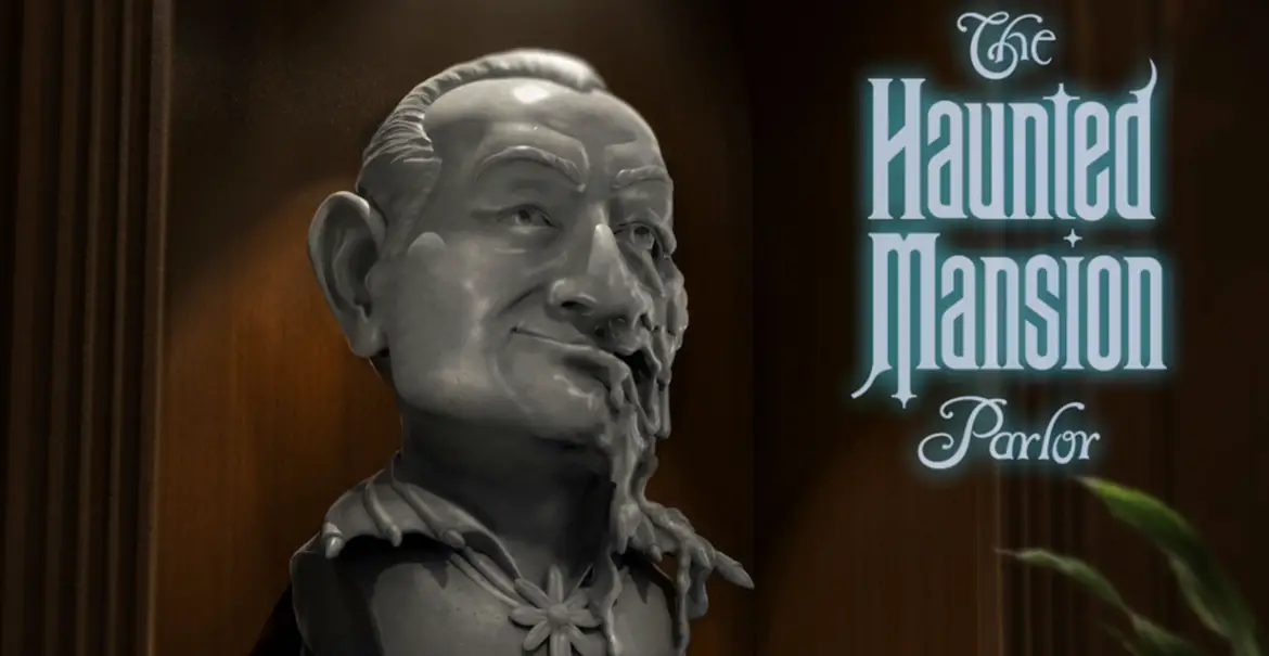 New Sculpture Honoring Disney Legend Rolly Crump Bound for the Haunted Mansion Parlor on the Disney Treasure