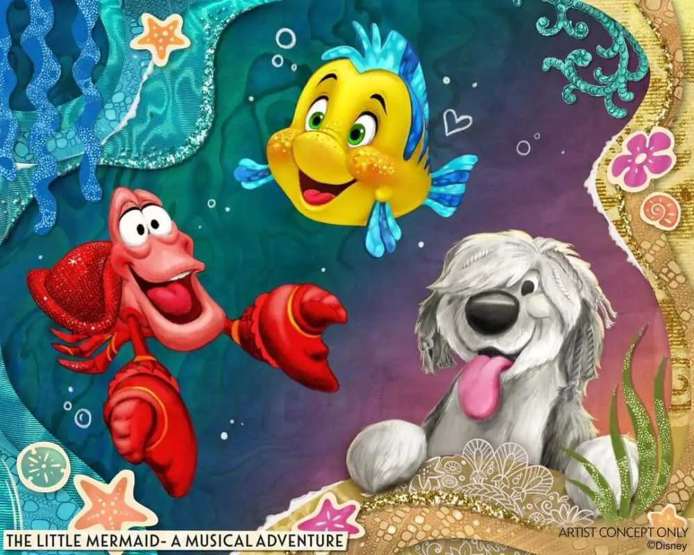 Concept Art Revealed for New Little Mermaid Show