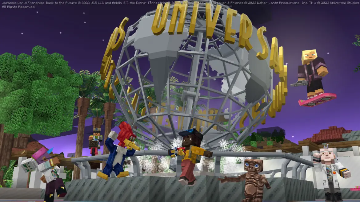 All-New Universal Studios Experience Comes to Minecraft!