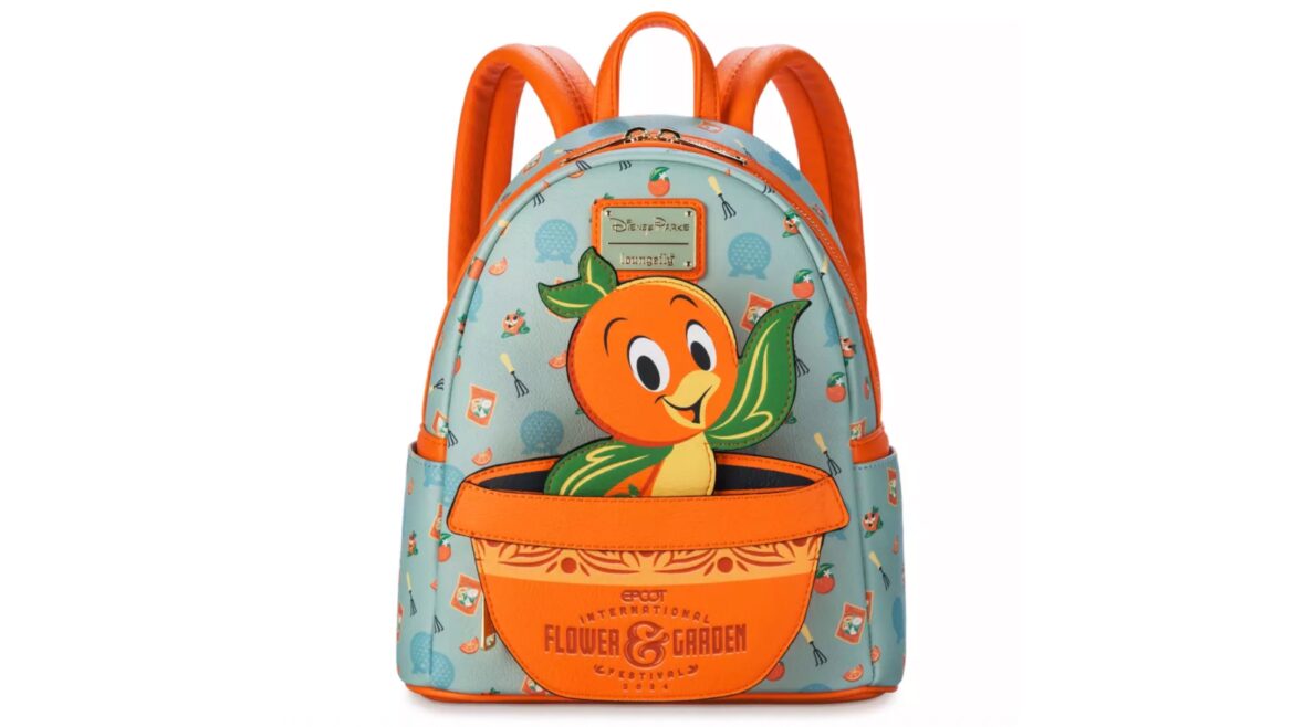 New Orange Bird Flower And Garden Festival Loungefly Backpack Now At The Disney Store!