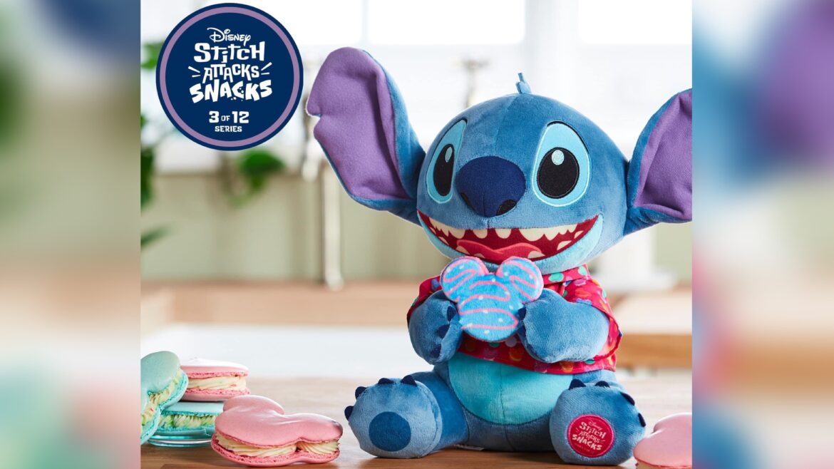 New Stitch Attacks Macaron Plush Coming Next Week To The Disney Store!
