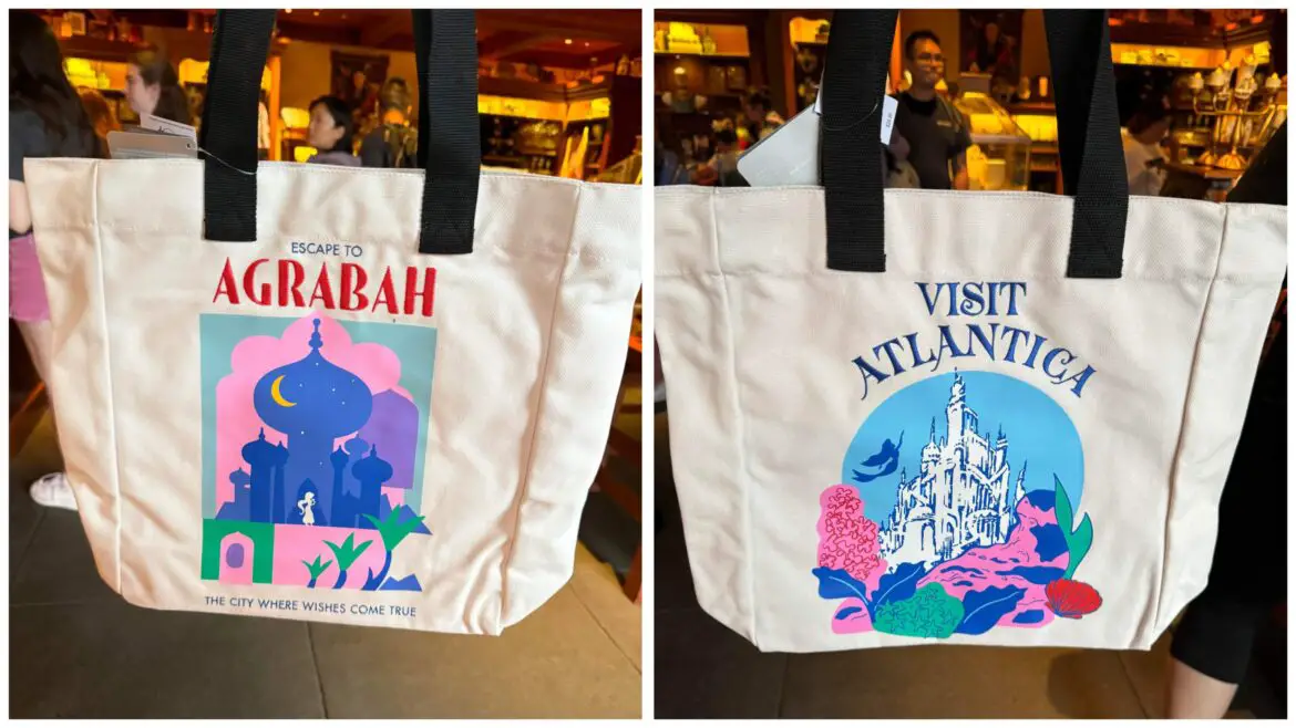 New Disney Princess Kingdoms Tote Bags Now At Magic Kingdom!